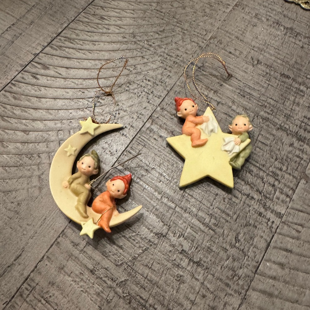 Bundle of two Memories of Yesterday Fairy ornaments.